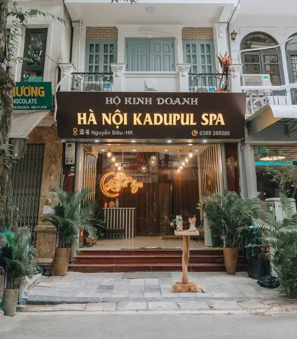 Biển hiệu Hanoi Kadupul Spa