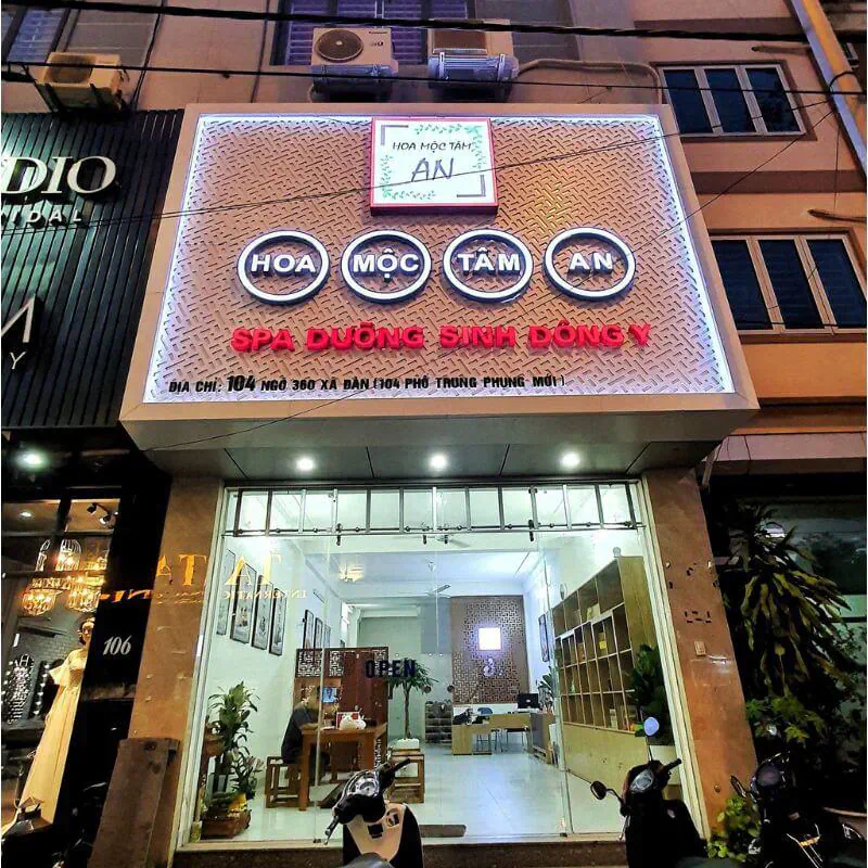 Hoa mộc tâm an spa