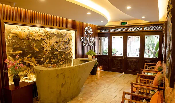 Quầy lễ tân tại Sen Spa